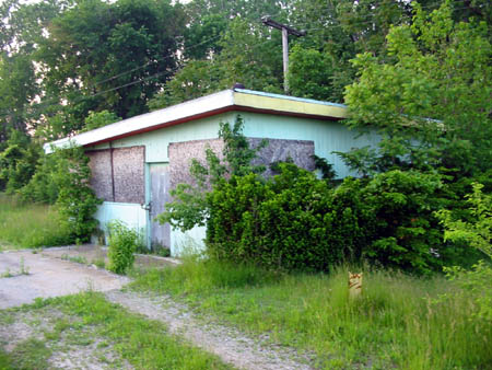 Denniston Drive-In Theatre - Ticket Booth - Photo From Water Winter Wonderland (newer photo)